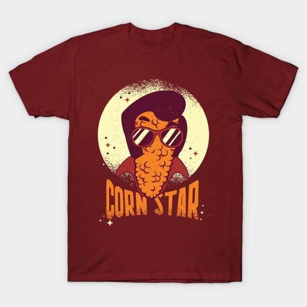 Corn Star Funny T-Shirt by madeinchorley